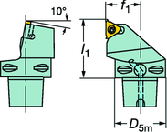 C5-266RFGZ35060-22 CoroThread® 266 Coromant Capto® Toolholder - Sun Tool & Supply