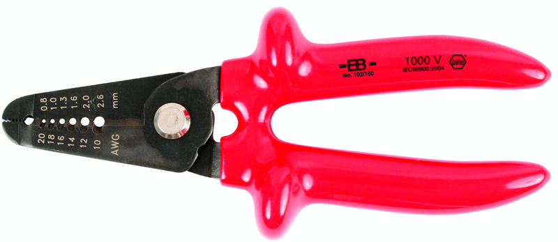 INSULATED STRIPPING PLIERS 10-20 AWG - Sun Tool & Supply