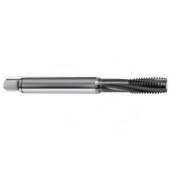 M3x0.50 4HX 3-Flute Cobalt Semi-Bottoming 10 degree Spiral Flute Tap-TiAlN - Sun Tool & Supply