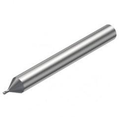 R216.32-00530-AE05G 1620 0.5mm 2 FL Solid Carbide End Mill - Corner Radius w/Cylindrical Shank - Sun Tool & Supply