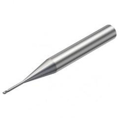 R216.32-00830-AI08G 1620 0.8mm 2 FL Solid Carbide End Mill - Corner Radius w/Cylindrical Shank - Sun Tool & Supply