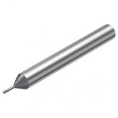 R216.32-00830-AJ08G 1620 0.8mm 2 FL Solid Carbide End Mill - Corner Radius w/Cylindrical Shank - Sun Tool & Supply