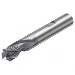 R216.33-20030-BS20K 1640 20mm 3 FL Solid Carbide End Mill - Corner chamfer w/Weldon Shank - Sun Tool & Supply