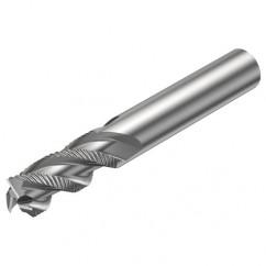 R216.33-06040-AC13U H10F 6mm 3 FL Solid Carbide End Mill - Corner chamfer w/Cylindrical Shank - Sun Tool & Supply