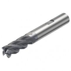 R216.34-10040-BC22K 1640 10mm 4 FL Solid Carbide End Mill - Corner chamfer w/Weldon Shank - Sun Tool & Supply