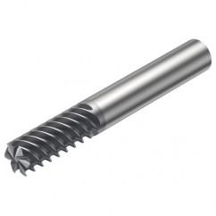 R215.36-16060-AC32L 1620 16mm 6 FL Solid Carbide End Mill - Corner Radius w/Cylindrical Shank - Sun Tool & Supply