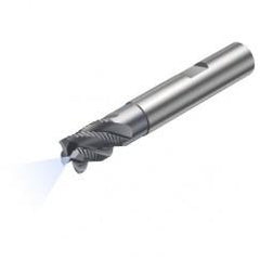 R215.34C08040-DS09K 1640 8mm 4 FL Solid Carbide End Mill - Corner Radius w/Cylindrical - Neck Shank - Sun Tool & Supply