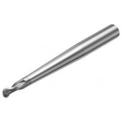 R216.42-12030-AP12G 1610 12mm 2 FL Solid Carbide Ball Nose End Mill w/Cylindrical Shank - Sun Tool & Supply