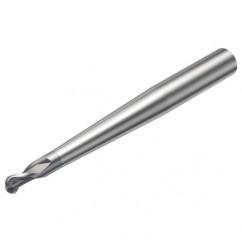 R216.42-02030-AP20G 1620 2mm 2 FL Solid Carbide Ball Nose End Mill w/Cylindrical Shank - Sun Tool & Supply