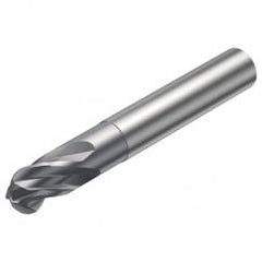 R216.44-10030-AI10G 1610 10mm 4 FL Solid Carbide Ball Nose End Mill w/Cylindrical Shank - Sun Tool & Supply