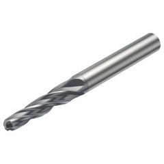 R216.54-08040RAL40G 1620 8mm 4 FL Solid Carbide Conical Ball Nose End Mill w/Cylindrical Shank - Sun Tool & Supply