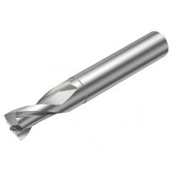 2P121-1200-NC H10F 12mm FL Straight Center Cut w/Cylindrical with Neck Shank - Sun Tool & Supply