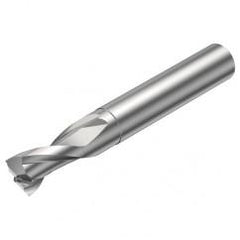 2P121-1200-NC H10F 12mm FL Straight Center Cut w/Cylindrical with Neck Shank - Sun Tool & Supply