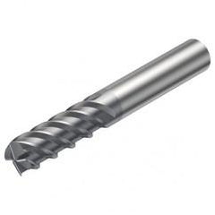 R215.H4-04050BAC01H 1610 4mm 4 FL Solid Carbide high feed End Mill w/Cylindrical Shank - Sun Tool & Supply