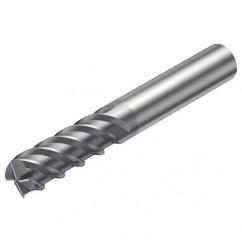 R215.H4-08050CAC02H 1610 8mm 4 FL Solid Carbide high feed End Mill w/Cylindrical Shank - Sun Tool & Supply