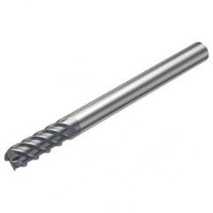 R215.H4-06050BAK02P 1620 6mm 4 FL Solid Carbide high feed End Mill w/Cylindrical Shank - Sun Tool & Supply