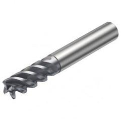 R216.24-12050GCC26P 1620 12mm 4 FL Solid Carbide End Mill - Corner Radius w/Cylindrical - Neck Shank - Sun Tool & Supply