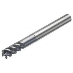 R216.24-10050DCK22P 1620 10mm 4 FL Solid Carbide End Mill - Corner Radius w/Cylindrical - Neck Shank - Sun Tool & Supply