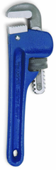 2-9/16" Pipe Capacity - 14" OAL - Cast Iron Heavy Duty Pipe Wrench - Sun Tool & Supply