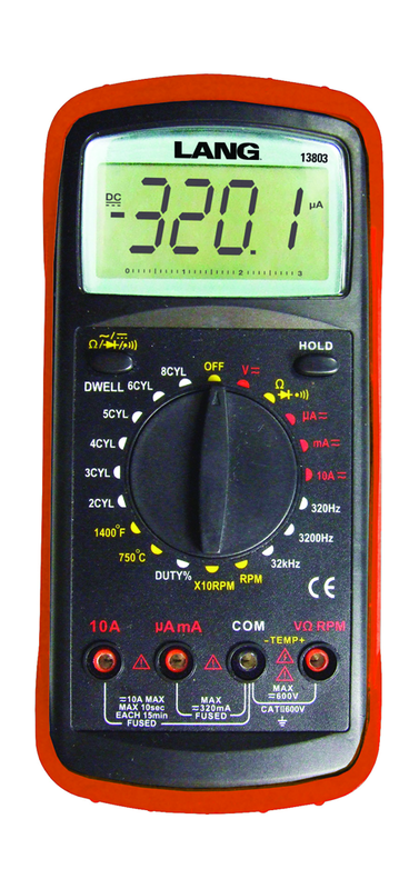 #13803 - Measures ACV/DCA - ACA/DCA - Digital Multimeter - Sun Tool & Supply