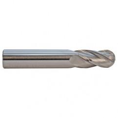 1/32 TuffCut GP Std. Lgth. 4 Fl Ball Nose Center Cutting End Mill - Sun Tool & Supply