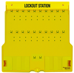 Padllock Wall Station - 22 x 22 x 1-3/4''-Unfilled; Base & Cover - Sun Tool & Supply