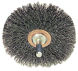 3'' Diameter - Crimped Stainless Confle x Brush - Sun Tool & Supply