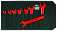 Insulated Open End Inch Wrench 8 Piece Set Includes: 5/16" - 3/4" In Canvas Pouch - Sun Tool & Supply