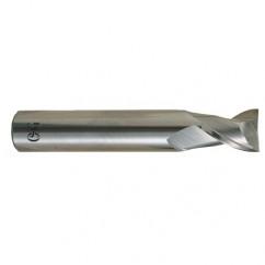 5/32 Dia. x 2 Overall Length 2-Flute .020 C/R Solid Carbide SE End Mill-Round Shank-Center Cutting-Uncoated - Sun Tool & Supply