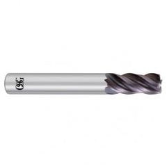 3/4 x 3/4 x 1-1/2 x 3-1/2 4Fl .030 C/R Carbide End Mill - EXO - Sun Tool & Supply