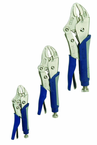 3 Piece - Curve Jaw Cushion Grip Locking Plier Set - Sun Tool & Supply