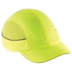 8960 SHORT BRIM LIME BUMP CAP W/LED - Sun Tool & Supply