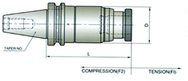 NO.1 BT50 TENS/COMP TAP HOLDER - Sun Tool & Supply