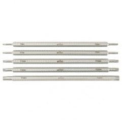 DRIVE-LOC VI SEC TORX 5PC BLADE SET - Sun Tool & Supply