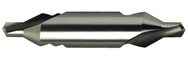 #6; 1/4 Dia. x  60° HSS LH Center Drill-Bright Form A - Sun Tool & Supply