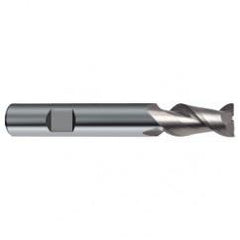 14mm Dia. - 83mm OAL - 45° Helix Bright Carbide End Mill - 2 FL - Sun Tool & Supply