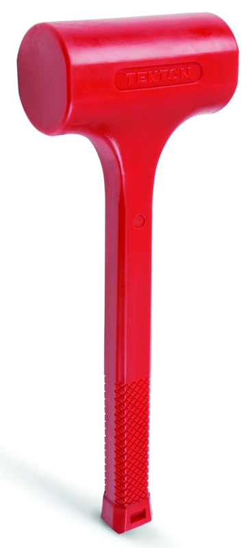 48 oz Dead Blow Hammer- 2-3/8'' Head Diameter Coated Steel Handle - Sun Tool & Supply