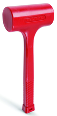 64 oz Dead Blow Hammer- 2-5/8'' Head Diameter Coated Steel Handle - Sun Tool & Supply