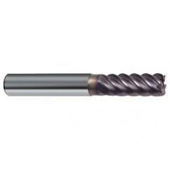 3/8" Dia. - 2-1/2" OAL - 45° Helix Firex Carbide End Mill - 6 FL - Sun Tool & Supply