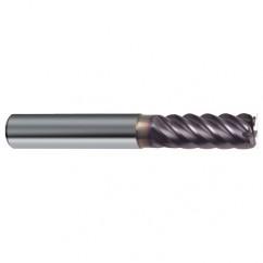 5/16" Dia. - 2-1/2" OAL - 45° Helix Firex Carbide End Mill - 6 FL - Sun Tool & Supply