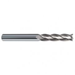 3/4 Dia. x 6 Overall Length 4-Flute Square End Solid Carbide SE End Mill-Round Shank-Center Cut-Uncoated - Sun Tool & Supply