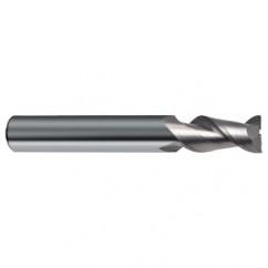 7/16" Dia. - 2-3/4" OAL - 45° Helix Bright Carbide End Mill - 2 FL - Sun Tool & Supply