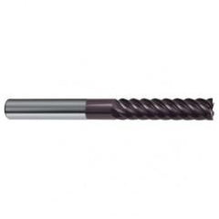 5/16" Dia. - 3" OAL - 45° Helix Firex Carbide End Mill - 6 FL - Sun Tool & Supply