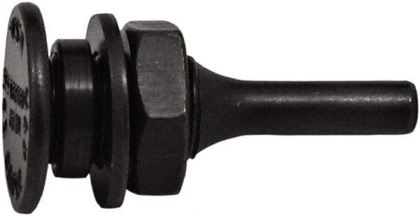 Tanis - 5/8" Arbor Hole to 1/4" Shank Diam Drive Arbor - For 3" Small Diam Wheel Brushes - Sun Tool & Supply