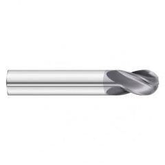 1" x 1 x 4 4 Flute Ball Nose  End Mill- Series 3200STB - Sun Tool & Supply