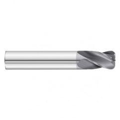 3/4 Dia. x 4 Overall Length 4-Flute .020 C/R Solid Carbide SE End Mill-Round Shank-Center Cut-TiAlN - Sun Tool & Supply