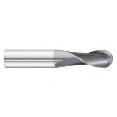 9mm x 22mm x 64mm 2 Flute Ball Nose  End Mill- Series 3215SD - Sun Tool & Supply