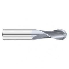 27/64 x 1 x 2-3/4 2 Flute Ball Nose  End Mill- Series 3215SD - Sun Tool & Supply