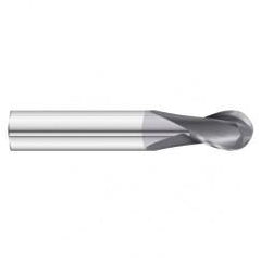 1" x 1 x 4 2 Flute Ball Nose  End Mill- Series 3215STB - Sun Tool & Supply