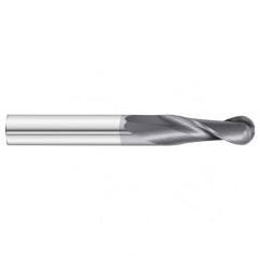 1/2 x 1-1/2 x 4 2 Flute Ball Nose  End Mill- Series 3215XL - Sun Tool & Supply